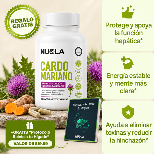 Apoyo Hepático con Cardo Mariano - NUOLA